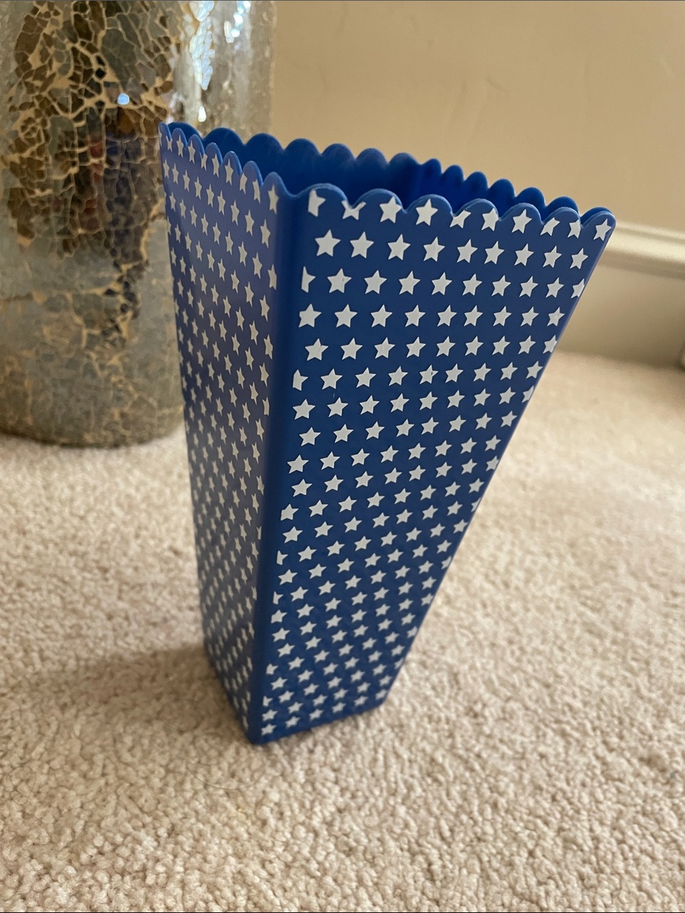 Blue Star Popcorn Box - Party Favor Container